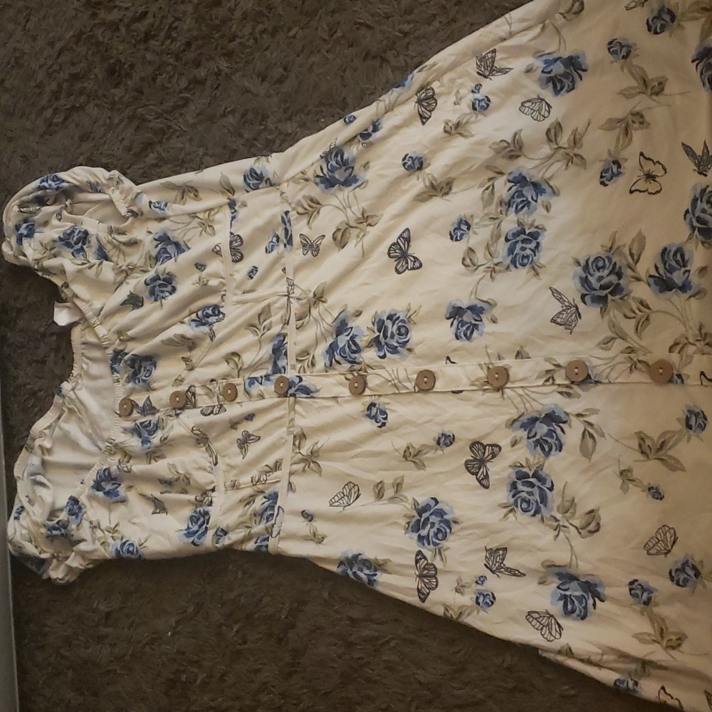 Flower butterfly dress